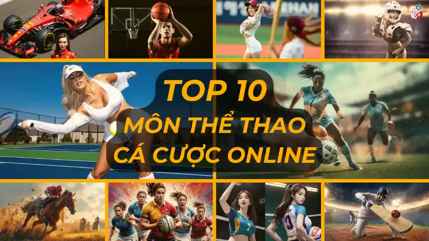 Top 10 môn thể thao cá độ trực tuyến phổ biến nhất